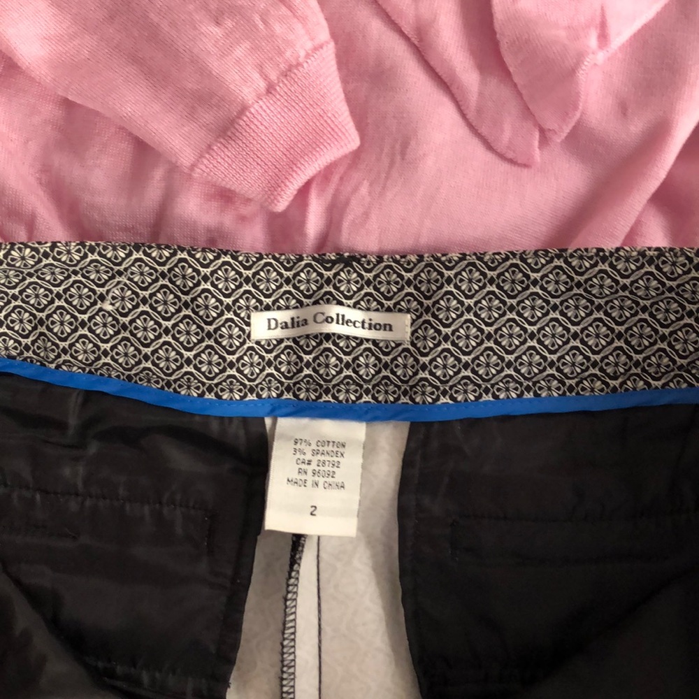 Dalia Collection- fun pattern slacks. - Picture 3 of 6